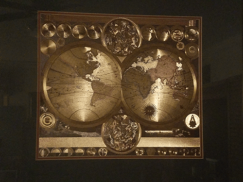 Large Decorative God Map